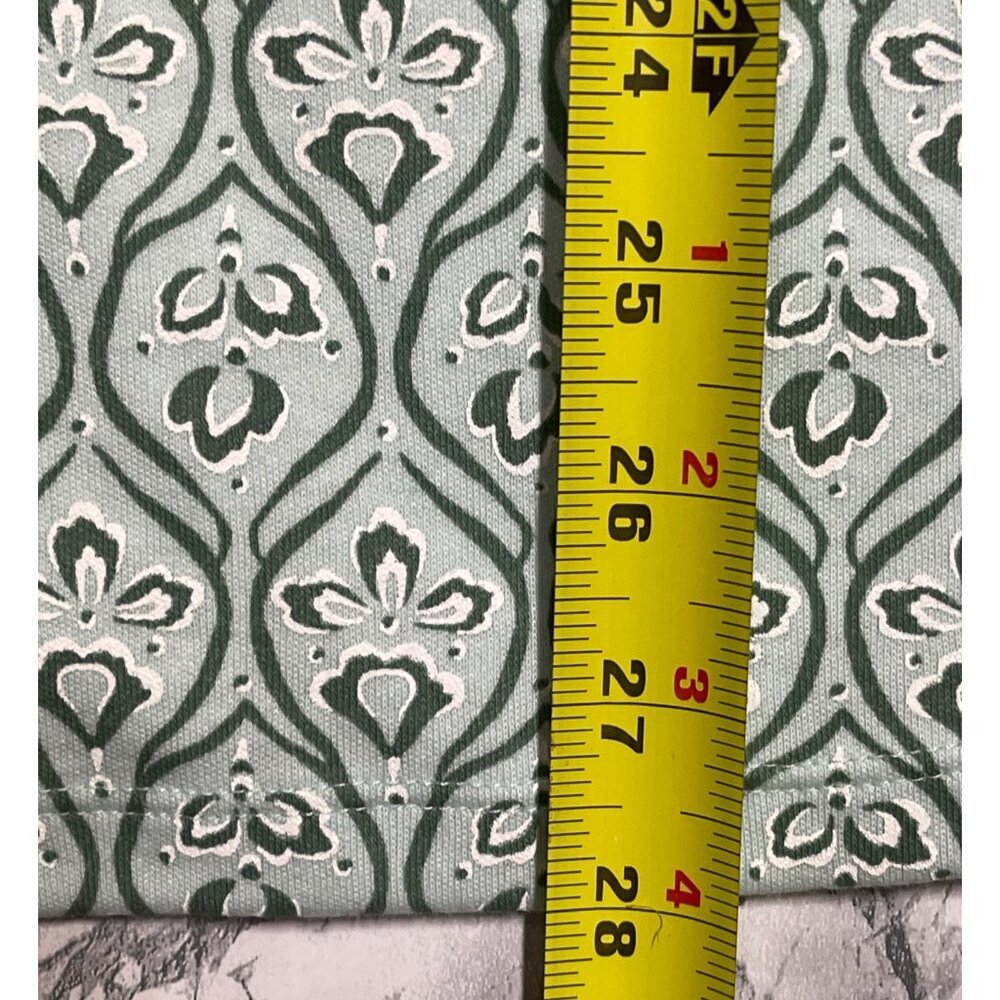 Style & Co Plus 3X Minty Turquoise Elbow Sleeve Tee Shirt 60% Cotton 40% Polyest - Picture 4 of 9